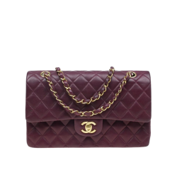 Chanel Classic 11.12 Handbag Burgundy