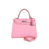 Hermes Kelly Sellier 25 Rose Confetti Epsom Palladium Hardware