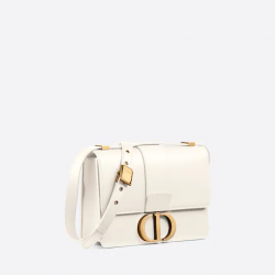 30 Montaigne Bag Latte Box Calfskin