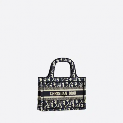 Mini Dior Book Tote Blue Dior (22.5 X 15 X 6 Cm)