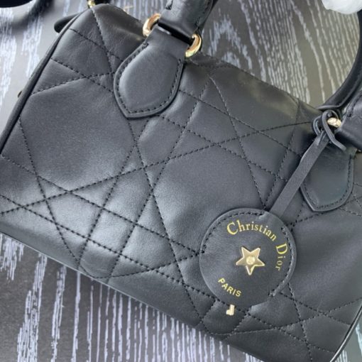 Dior Groove 20 Bag Macrocannage Calfskin Black 20Cm M1364Ubol M900 - Image 8