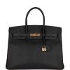 Hermes Birkin 35 Black Epsom Gold Hardware