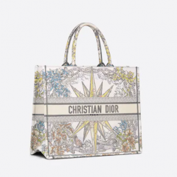 Large Dior Book Tote White (42 X 35 X 18.5 Cm)