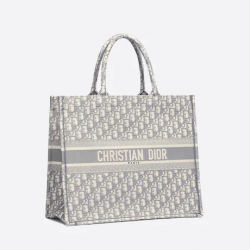 Large Dior Book Tote Gray Dior (42 X 35 X 18.5 Cm)