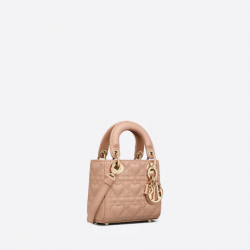 Micro Lady Dior Bag Pink With Heart Motif