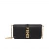 Fendi Fendigraphy Wallet On Chain Black 21Cm 8Bs076A5Dyf0Kur