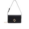 Fendi Ff Diamonds Wallet On Chain Black 22Cm 8M0488Alv4F0Kur