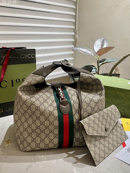Gucci Jackie 1961 Medium Shoulder Bag Beige 35Cm - Image 8