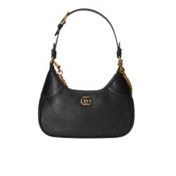 Gucci Aphrodite Small Shoulder Bag In Black 731817 Aaa9F 1000