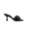 Gucci Marmont Double G Leather Mules Black 674839 Bko00 1000