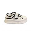 Chanel White Cc Cap Toe Slipon Sneaker White
