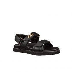 Dior Dioract Sandal Lambskin Black Kcq547Lab S900