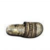 Dior Dway Toile De Jouy Embroidered Slipper Black Gold Tone