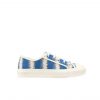 Dior Walk'N'Dior Sneakers D-Stripes Embroidered Cotton Blue White