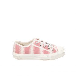 Dior Walk'N'Dior Sneakers D-Stripes Embroidered Cotton Pink