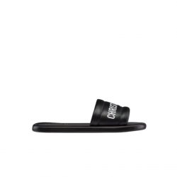 Dior Every D Slide Embossed Lambskin Black Kcq861Lbo S900