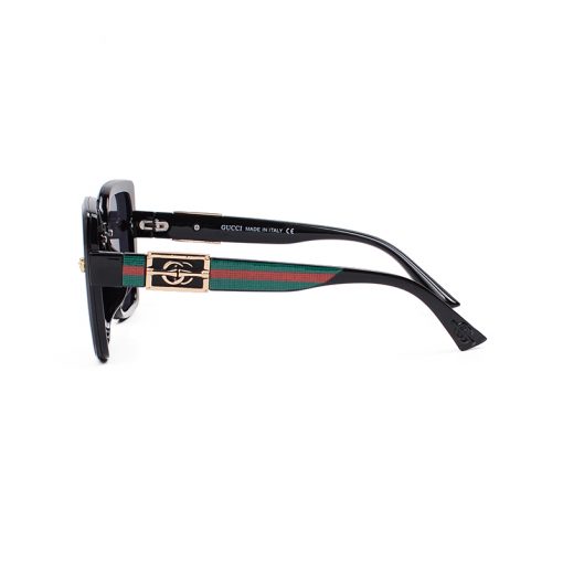 Gucci Gg Square Sunglasses With Logo Black - Image 3