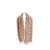 Gucci Gg Jacquard Wool Scarf Beige