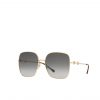 Gucci Square Frame Sunglasses Gold Metal Frame 648494 I3330 8012