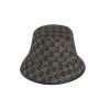 Gucci Gg Supreme Denim Bucket Hat Black