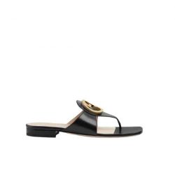 Gucci Women's Gucci Blondie Thong Sandal Black 739048 C9D00 1000