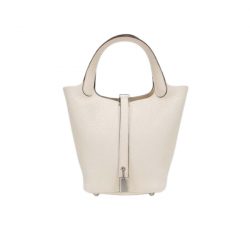 Hermes Picotin 18Cm White