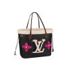 Louis Vuitton Shearling Monogram Neverfull Mm Bag Black 33Cm