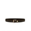 Louis Vuitton Lv City Pin Belt Gold Hardware Black 35Mm