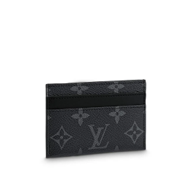 Louis Vuitton Card Holder Monogram Eclipse 9Cm M62170