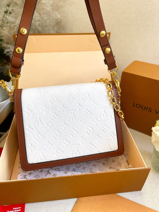 Louis Vuitton Dauphine 25Cm White And Brown M45959 - Image 6