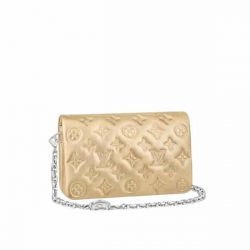 Louis Vuitton Pochette Coussin Bag Gold 19Cm M80999
