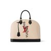 Louis Vuitton Alma Bb Beige Black 24Cm M23598