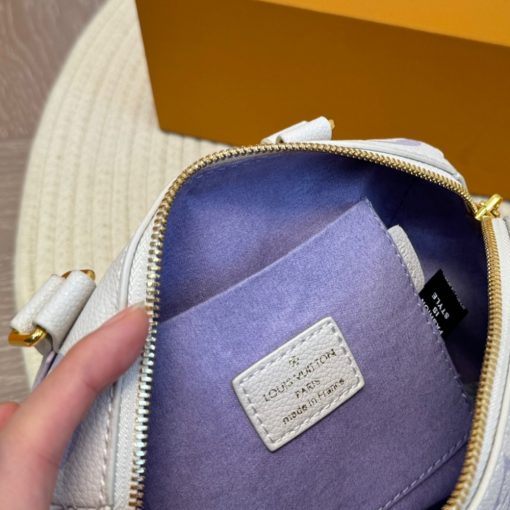 Louis Vuitton Speedy Bandouliere 20 White And Pale Lavender 20Cm - Image 9
