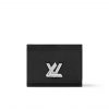 Louis Vuitton Twist Compact Wallet Black 12Cm M64414