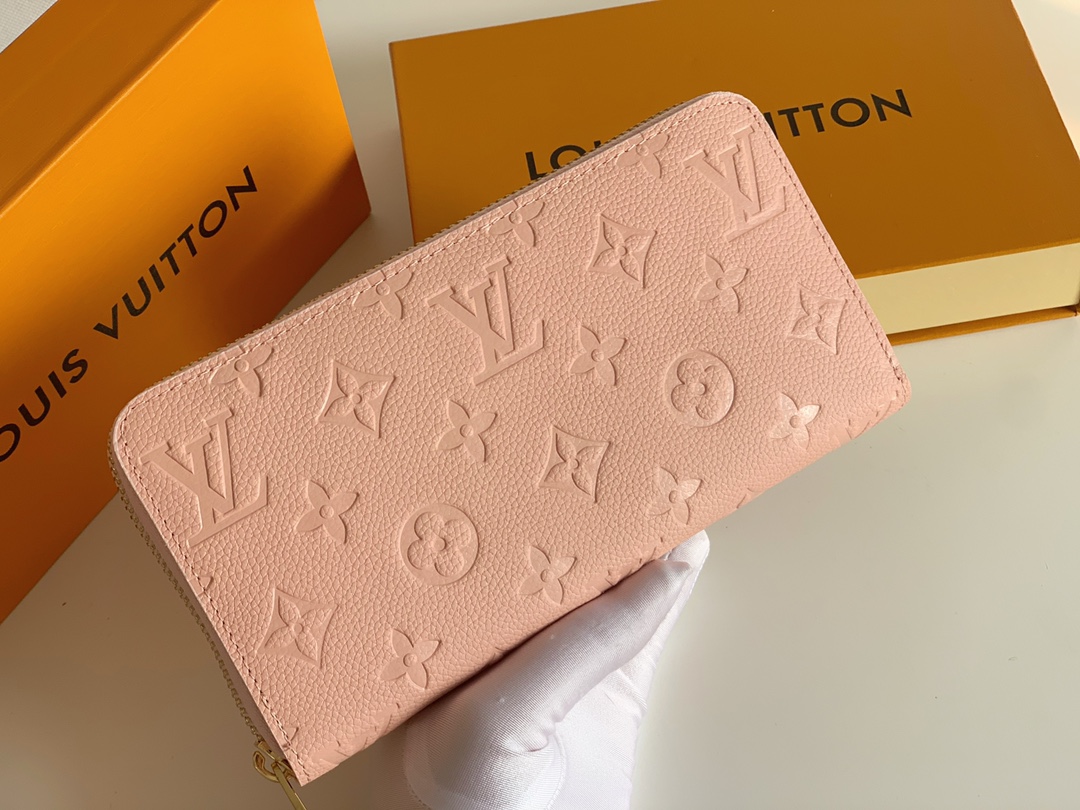 Louis Vuitton Zippy Wallet Pink 19Cm - Image 5