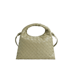 Bottega Veneta Women Mini Hop Bag Travertine