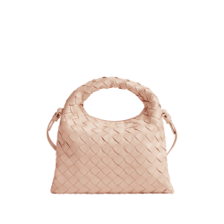 Bottega Veneta Women Mini Hop Bag Lotus