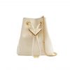 Prada Patent Leather Mini Pouch White 14Cm