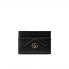 Gucci Gg Marmont Card Case Black 443127 Dtd1T 1000