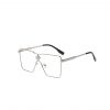 Louis Vuitton Cyclone Metal Sunglasses Transparent Silver Z1701U