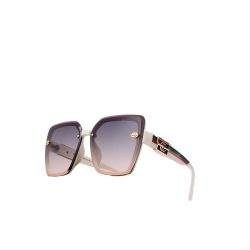 Gucci Gg Square Sunglasses Floating Cream