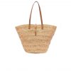 Saint Laurent Panier Raffia Natural Brown 39Cm 688221 Gaaac 2080