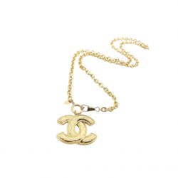Chanel Cc Gold Necklace