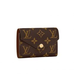 Louis Vuitton Victorine Wallet Brown 12Cm