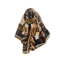 Louis Vuitton Lv Monogram Scarf Yellow 90Cm