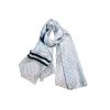 Gucci Gg Neutral Hosebit Silk Scarf White 90Cm