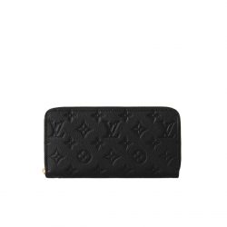 Louis Vuitton Zippy Wallet Monogram Black M61864