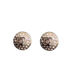 Chanel Button Earrings