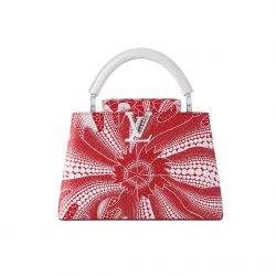 Louis Vuitton X Yayoi Kusama Flower Capucines Bb Bags Red And White M21704