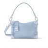 Louis Vuitton Side Trunk Mm Grained Calf Leather Bleu Olympe 23Cm M25067